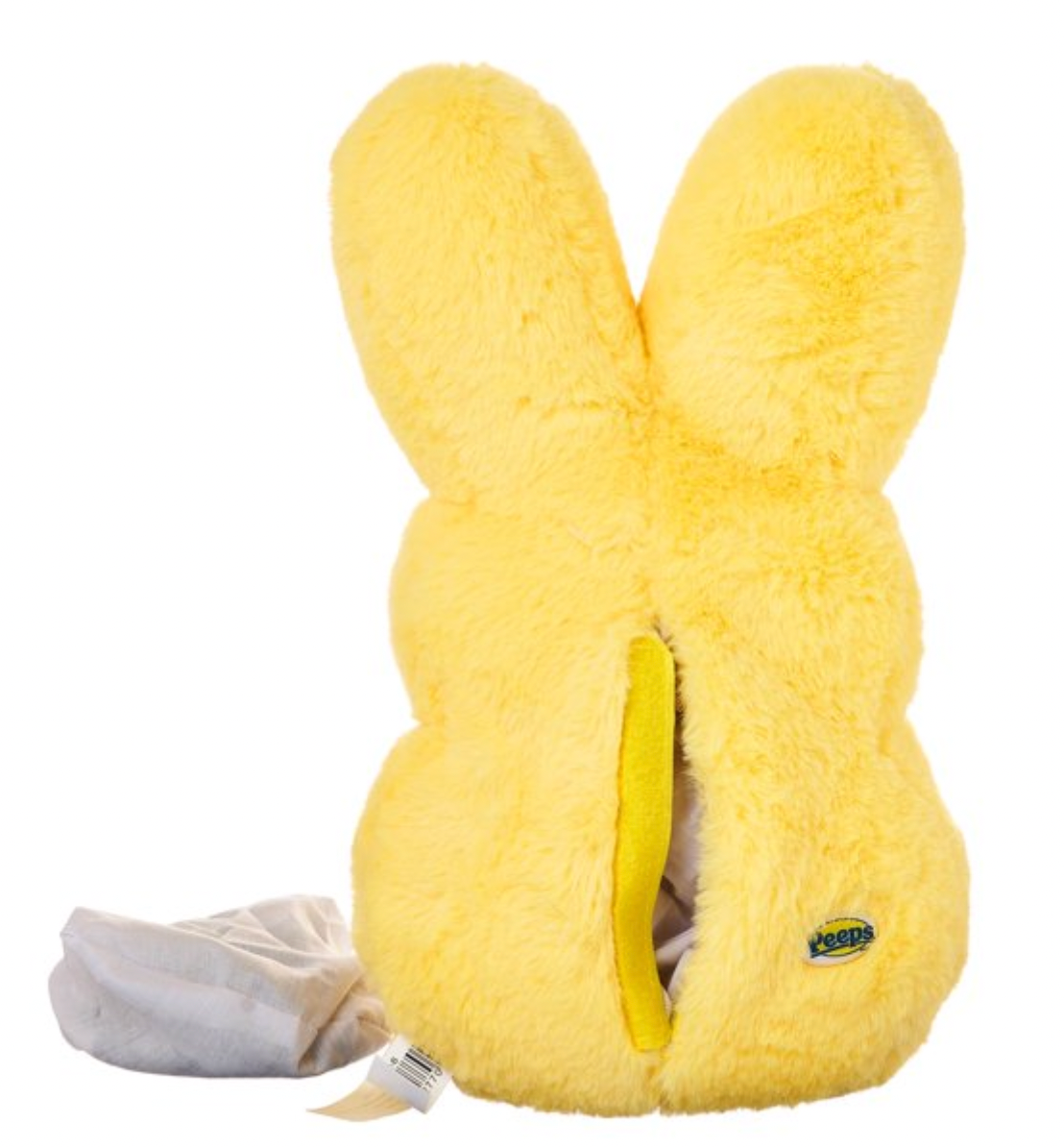 Peeps Easter Peep Bunny Heatable Yellow Plush New with Tag