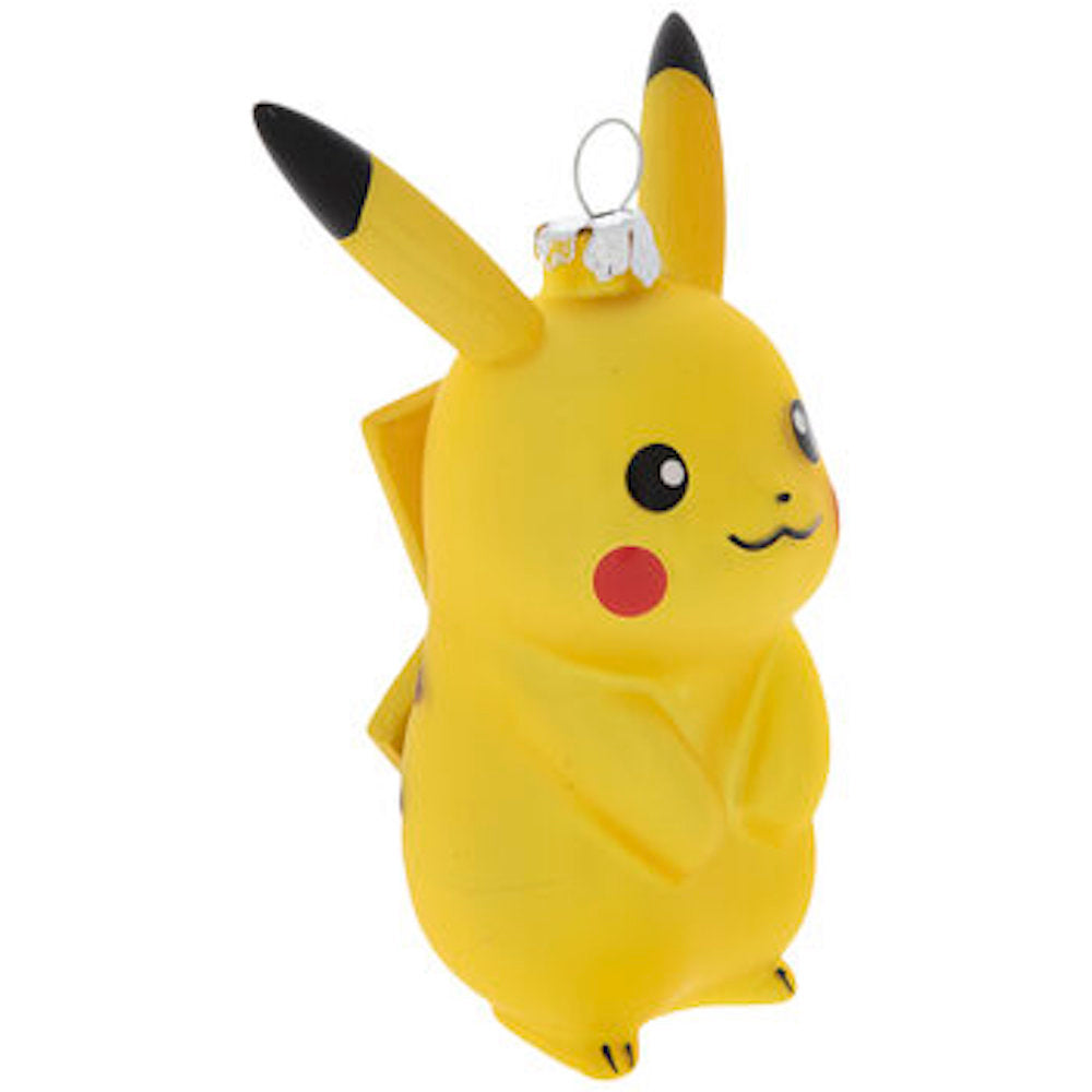 Robert Stanley Pikachu Glass Christmas Ornament New with Tag