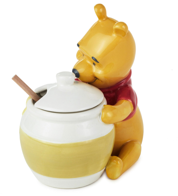 Hallmark Disney Winnie the Pooh Ceramic Honey Pot - Serving Wand New with Tag
