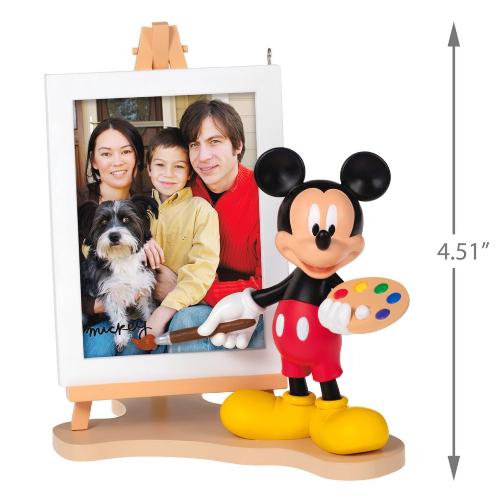 Hallmark Disney Mickey Mouse Picture Perfect Photo Frame Ornament New with Box