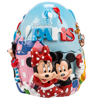 Disney Disneyland Paris Mickey Mouse and Eiffel Tower Souvenir Egg New
