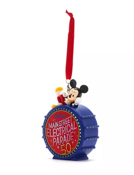 Disney Parks 50th Main Street Electrical Parade Mickey Christmas Ornament New