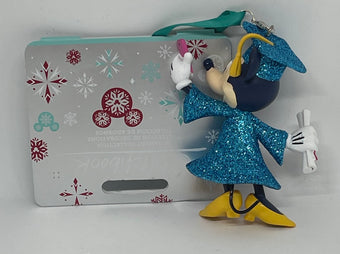 Disney Parks Minnie Graduation Sketchbook Ornament Selfie Diploma New With Tag