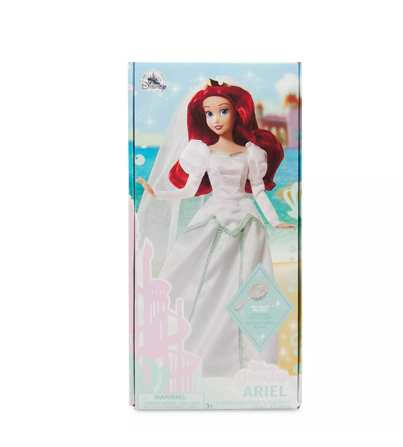 Disney Princess Ariel Wedding Classic Doll with Brush New with Box