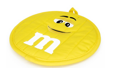 M&M's World Yellow Character Pot Holder New with Tag