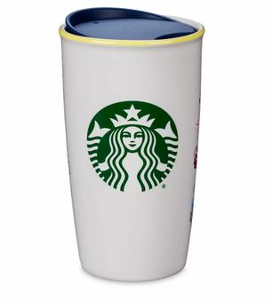 Disney Parks California Adventure Mickey Porcelain Starbucks Tumbler New