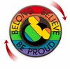Disney Pride Collection Mickey Icon Belong Believe Be Proud Pin New with Card