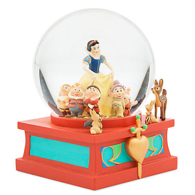 Disney Store Art Of Snow White Snowglobe Dopey Grumpy New with Box