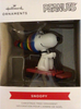 Hallmark 2021 Peanuts Snoopy Sledding Christmas Ornament New With Box