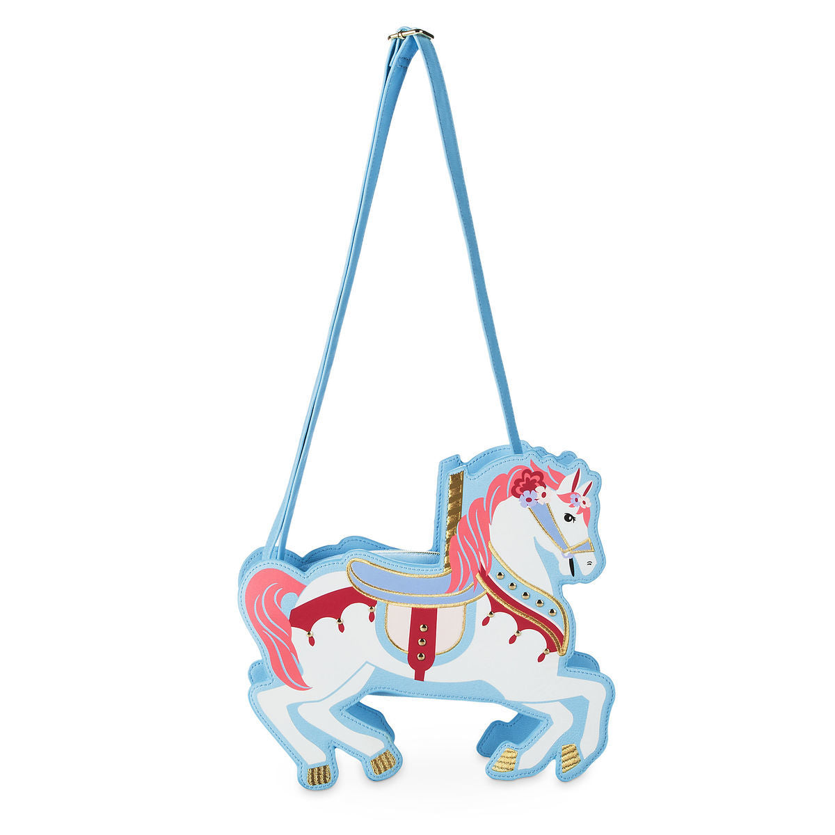 Disney Parks King Arthur Carrousel Horse Crossbody Bag New with Tags