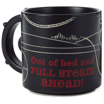 Hallmark Disney Mickey Steamboat Willie Out of Bed and Full Steam Ahead Mug New