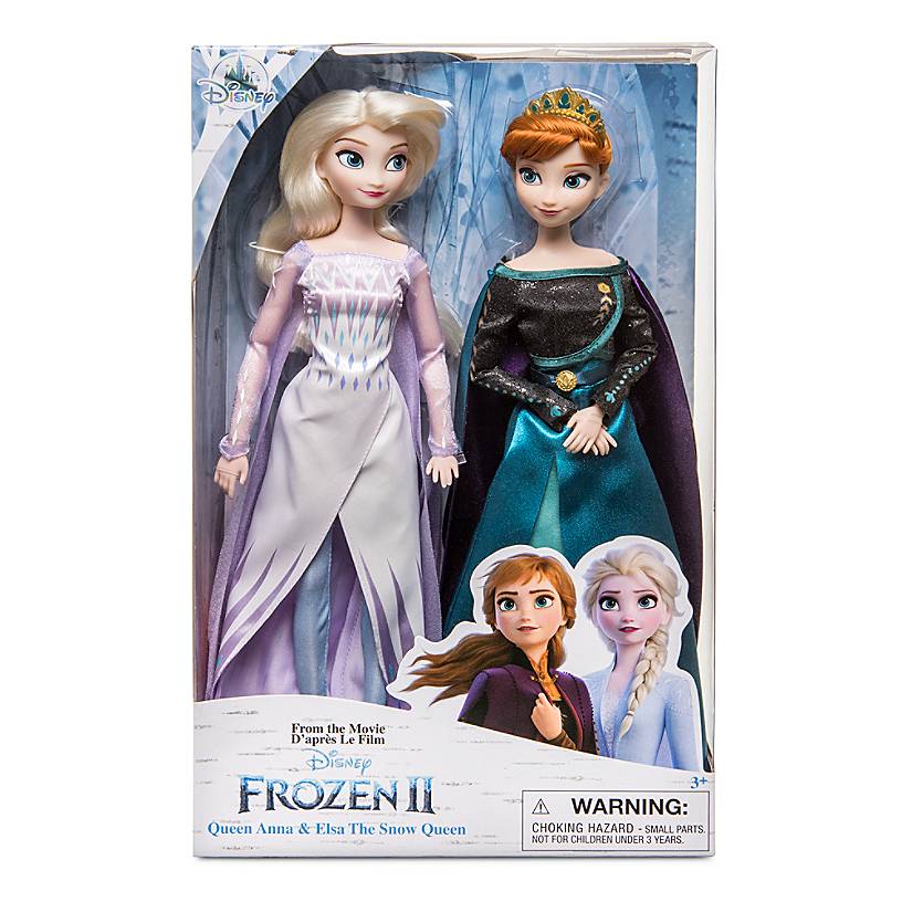 Disney Queen Anna and Snow Queen Elsa Classic Doll Set Frozen 2 New with Box