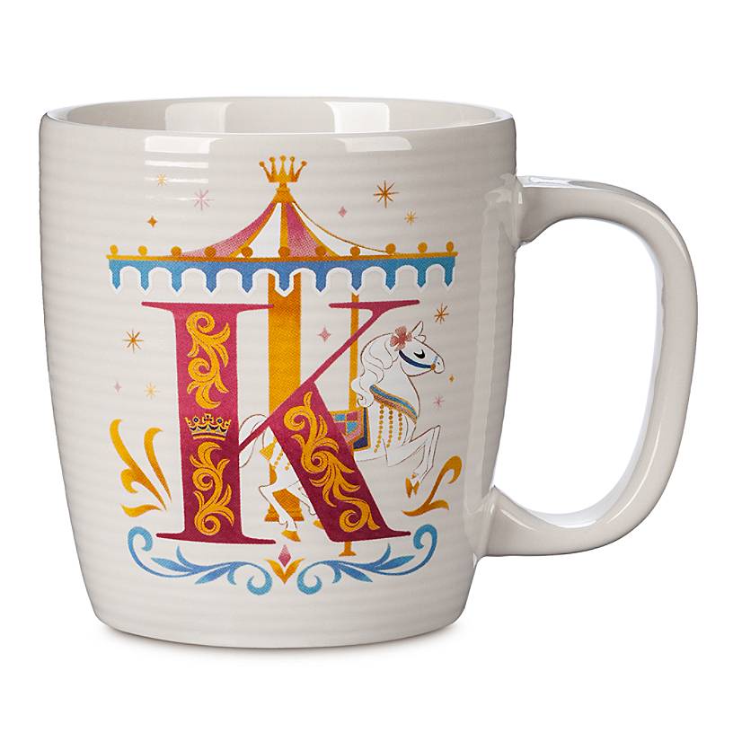 Disney Disneyland ABC Letters K is for King Arthur Carousel Coffee Mug New