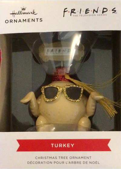 Hallmark 2021 Friends Turkey Christmas Ornament New With Box