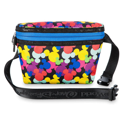 Disney Parks Multicolored Mickey Mouse Icons Hip Pack New with Tags