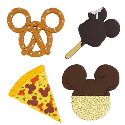 Disney Parks Mickey Icon Food Magnets Set of 4 New