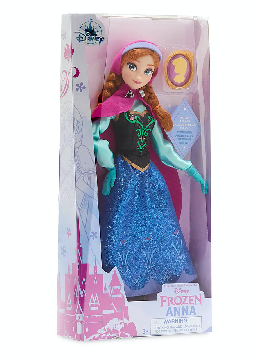 Disney Frozen Classic Doll with Pendant Anna New with Box