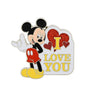 Disney Parks Mickey Mouse Sign Language I Love You Pin New with Card