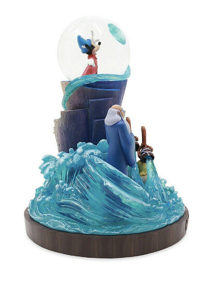Disney D23 80th Anniversary Fantasia Figurine with Snowglobe Limited New w Box