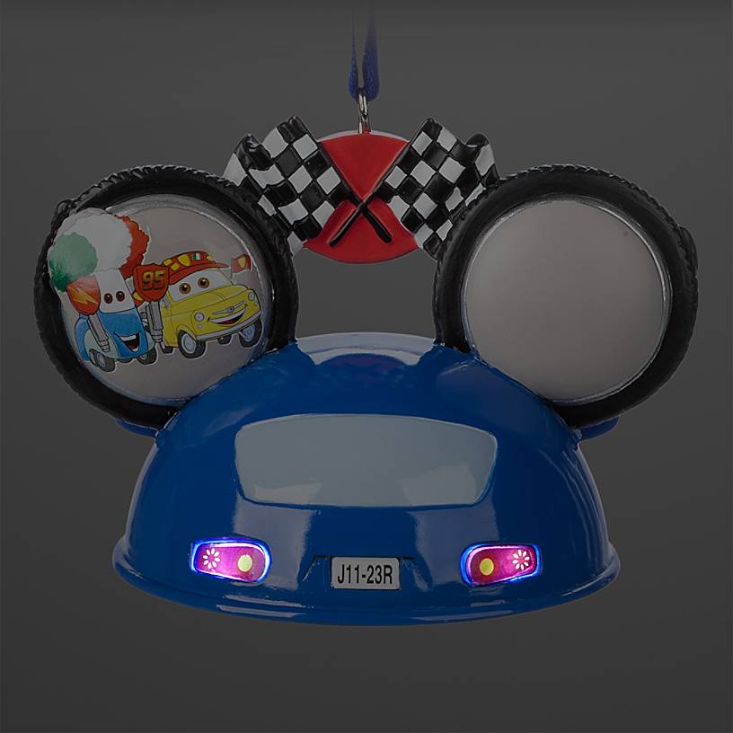 Disney Parks Cars Land Radiator Springs Light Up Ear Hat Ornament New with Tag