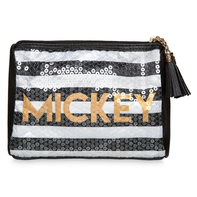 Disney Parks Mickey Sequined Pouch New with Tags