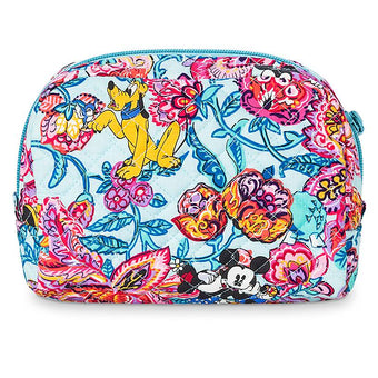 Disney Mickey Mouse and Friends Colorful Garden Cosmetic Bag Vera Bradley