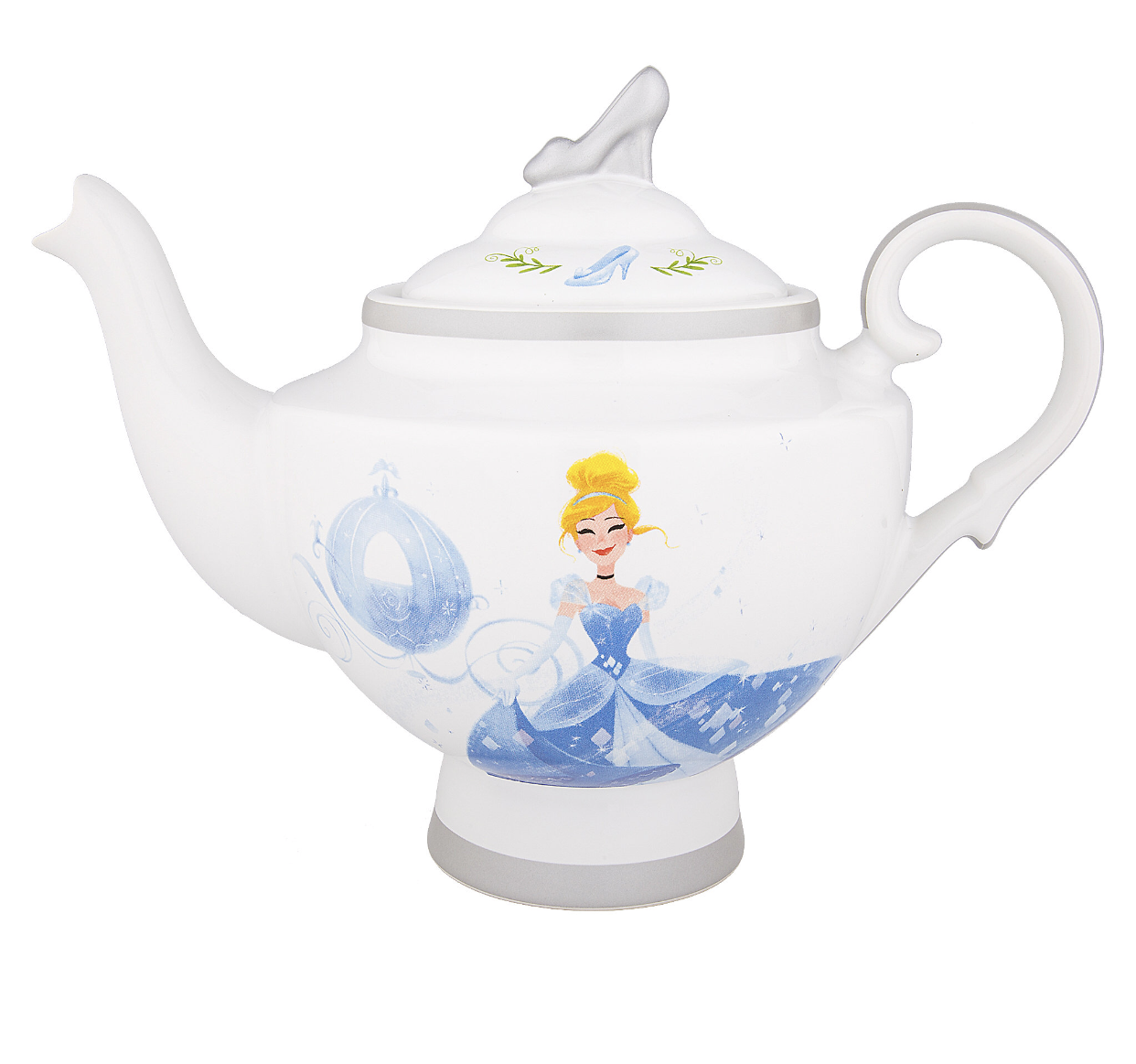 Disney Parks Cinderella Teapot Ceramic Slipper Carriage New With Tags