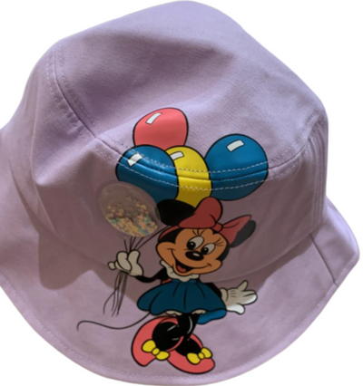 Disney Parks Minnie Mouse Purple Balloon Bucket Hat New With Tag
