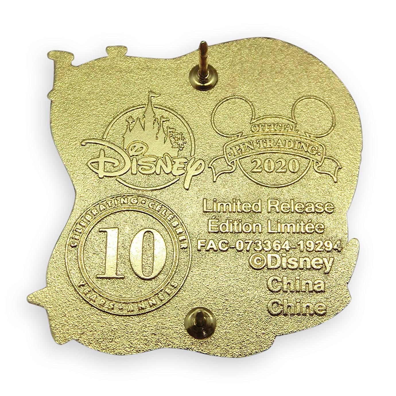 Disney Legacy 10th Anniversary Tangled Rapunzel Limited Pin New with Card