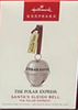 Hallmark 2022 Polar Express Santa's Sleigh Bell Christmas Ornament New With Box