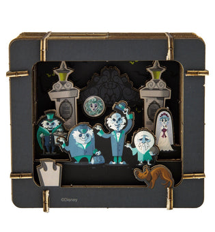 Disney Parks Haunted Mansion Paper 3D Diorama Set New Sealed