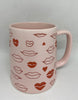 Starbucks Valentine 2021 Pink Lips Ceramic Coffee Mug New
