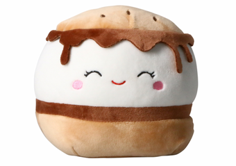 Original Squishmallows 7.5" Foodie Squad Carmelita the S'more Plush New with Tag