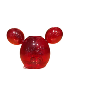 Disney Parks Mickey Red Glass Toothpick Holder New