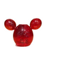 Disney Parks Mickey Red Glass Toothpick Holder New