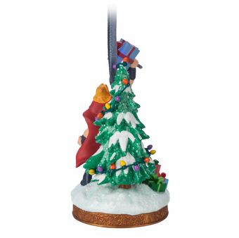 Disney Sketchbook Marvel Thor with Mjolnir Light-Up Christmas Ornament New w Tag