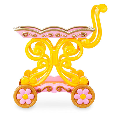 Disney Store Beauty and the Beast Be Our Guest Singing Tea Cart Play Set Belle