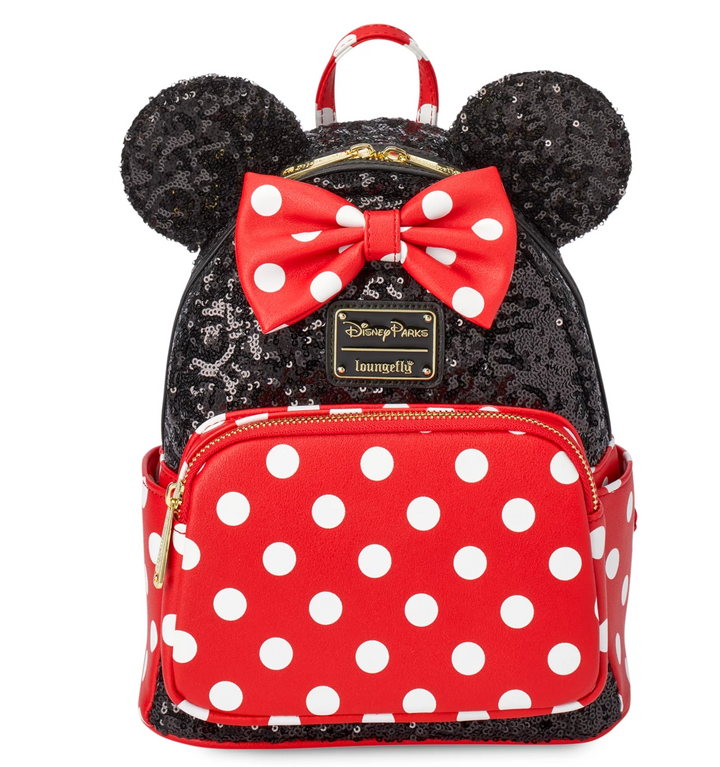 disney parks sequin loungefly mini backpack Disney Parks Minnie Sequin and Polka Dot Mini Backpack New with Tag – I Love Characters