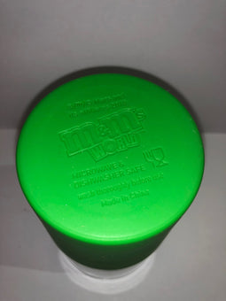 M&M's World Green Silicone Sleeve Pint Glass New