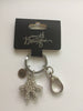 Disney Parks Boutique Mickey Glove Rhinestones Metal Keychain New with Tags