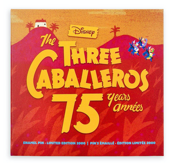 Disney The Three Caballeros 75th Anniversary Jumbo Pin Limited Edition New Box