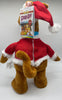 Santa Scooby-Doo Christmas Side Stepper Singing Jingle Bells Plush New with Tag