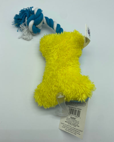Peeps Easter Peep Bunnies Pet Toy Squeaker Bone Rope Plush New with Tag