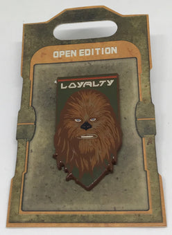 Disney Parks Star Wars Galaxy Edge Chewbacca Loyalty Pin New with Card