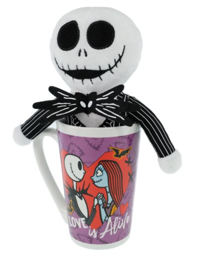 Disney Nightmare Before Christmas Jack Plush in Mug Set Love New With Tag