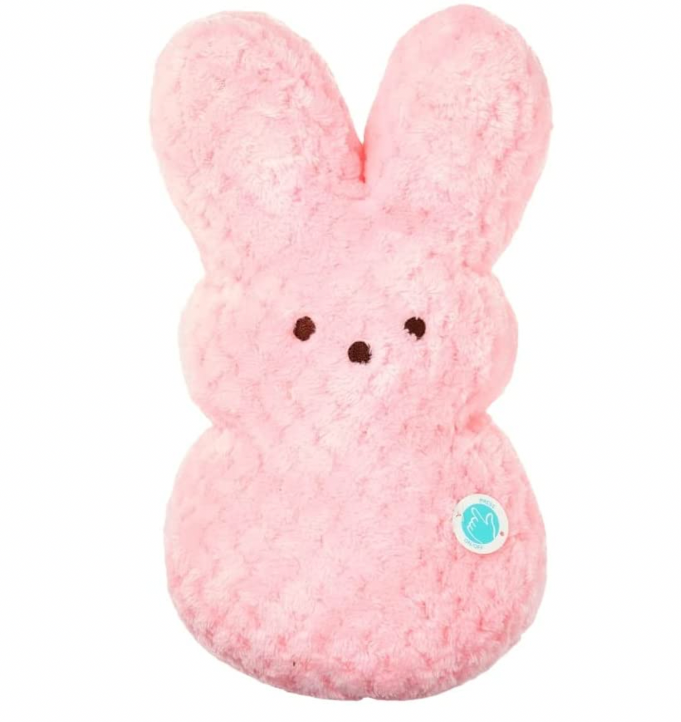 Peeps Easter Peep Pink Bunny Light Up Plush New with Tag