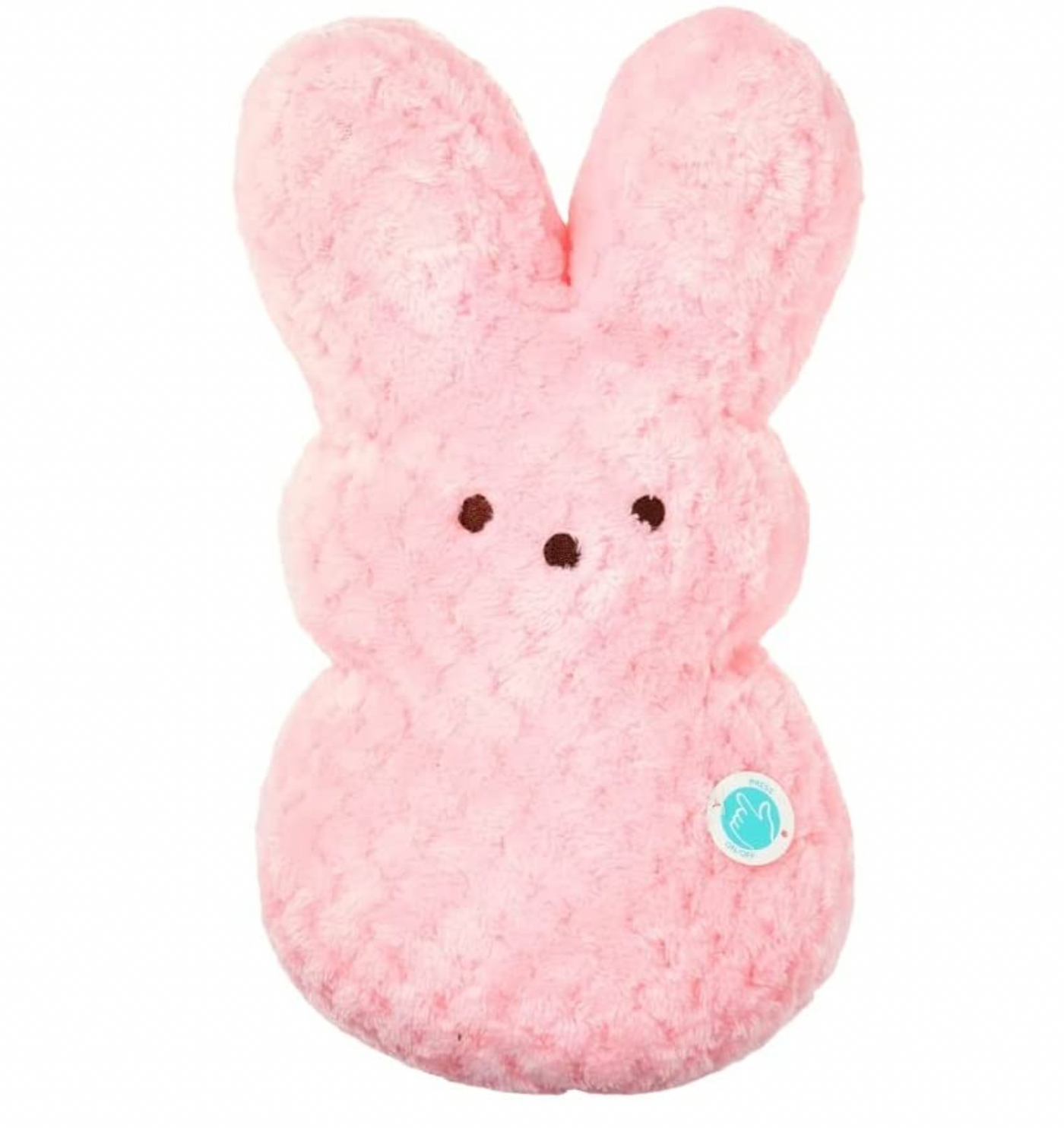 Pink peep bunny deals plush