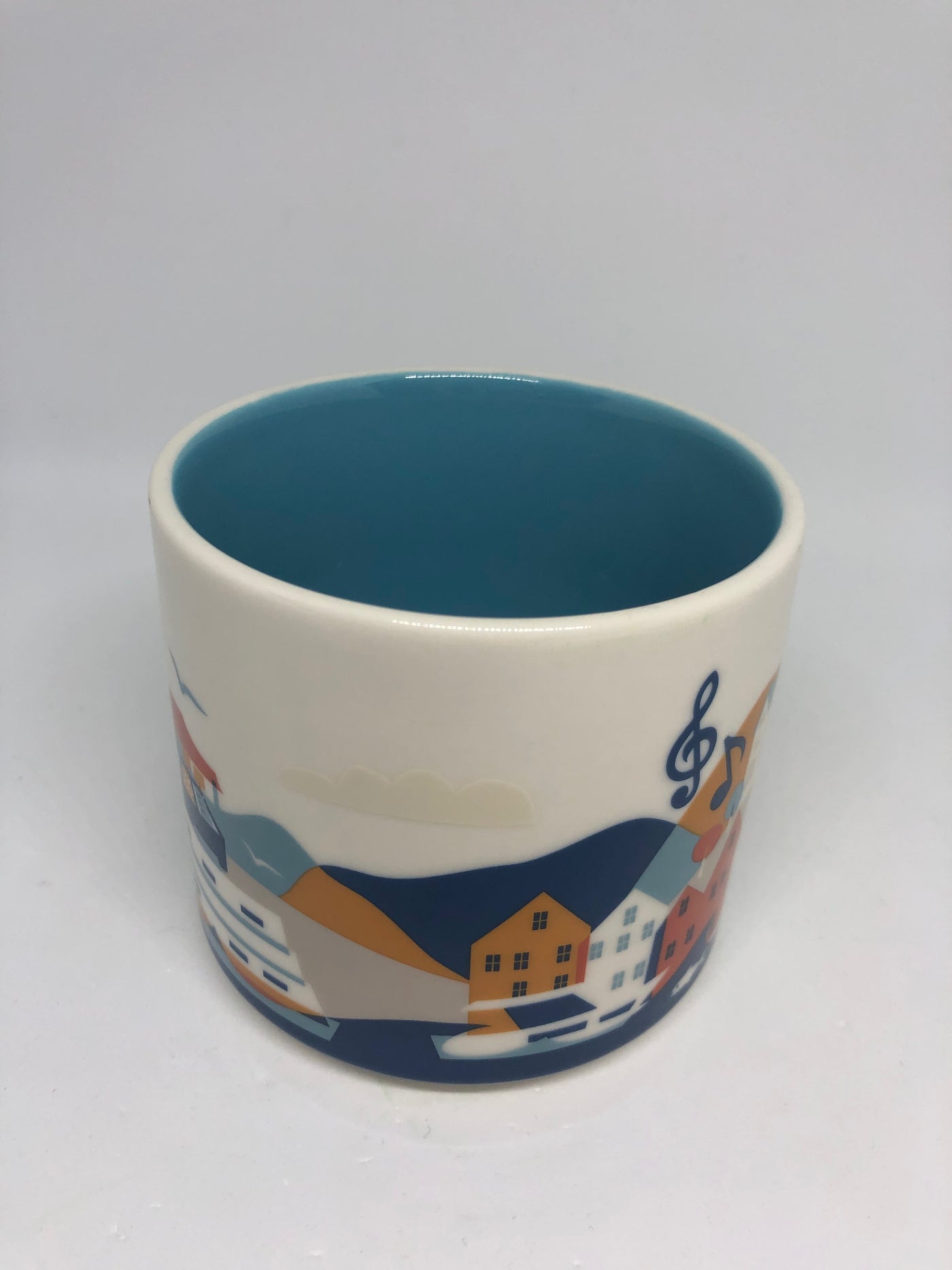 Starbucks You Are Here Collection Norway Bergen Ceramic Coffee Mug New with Box