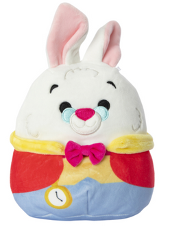 Disney White Rabbit Squishmallows 6.5inc Alice in Wonderland Plush New with Tag