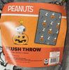 Peanuts Halloween Snoopy and Woodstock Witch Plush Throw Blanket New with Tag